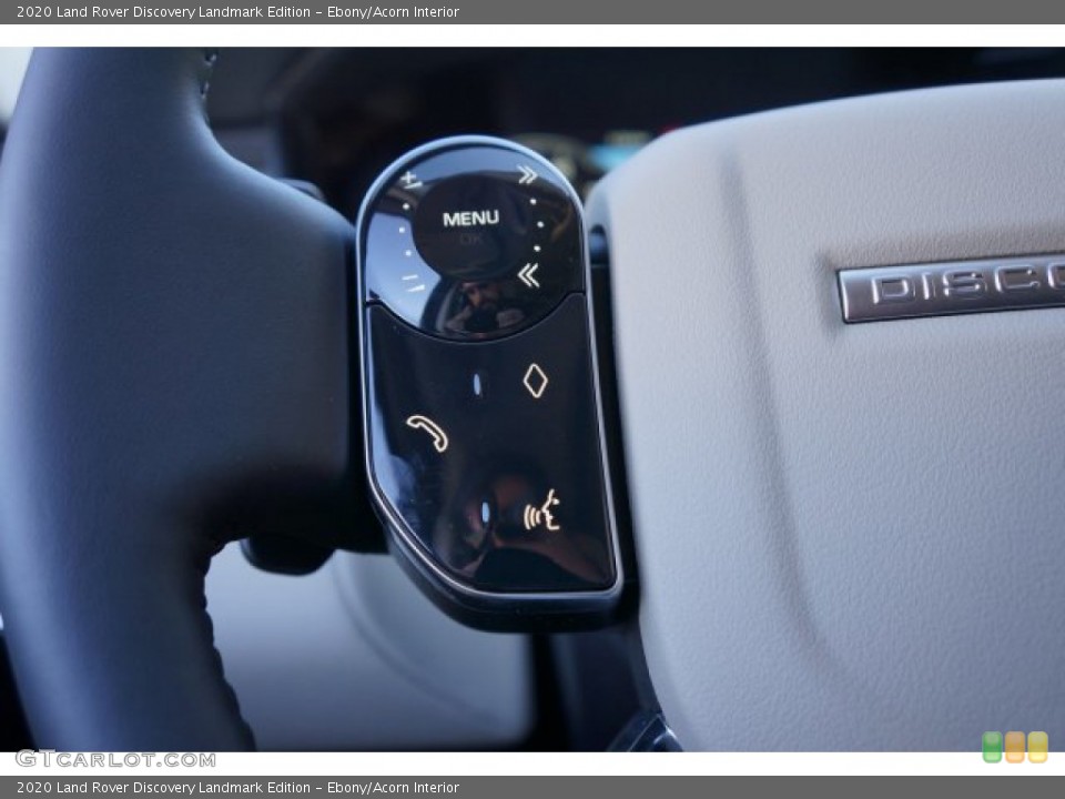 Ebony/Acorn Interior Steering Wheel for the 2020 Land Rover Discovery Landmark Edition #136743475