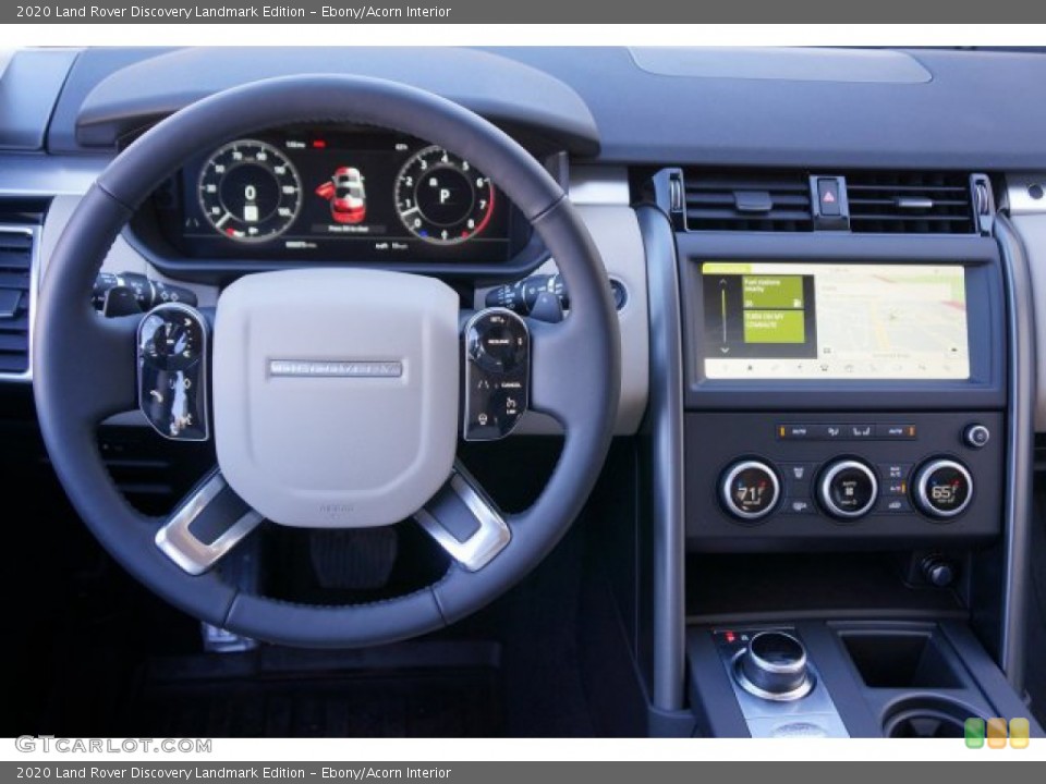 Ebony/Acorn Interior Steering Wheel for the 2020 Land Rover Discovery Landmark Edition #136743521