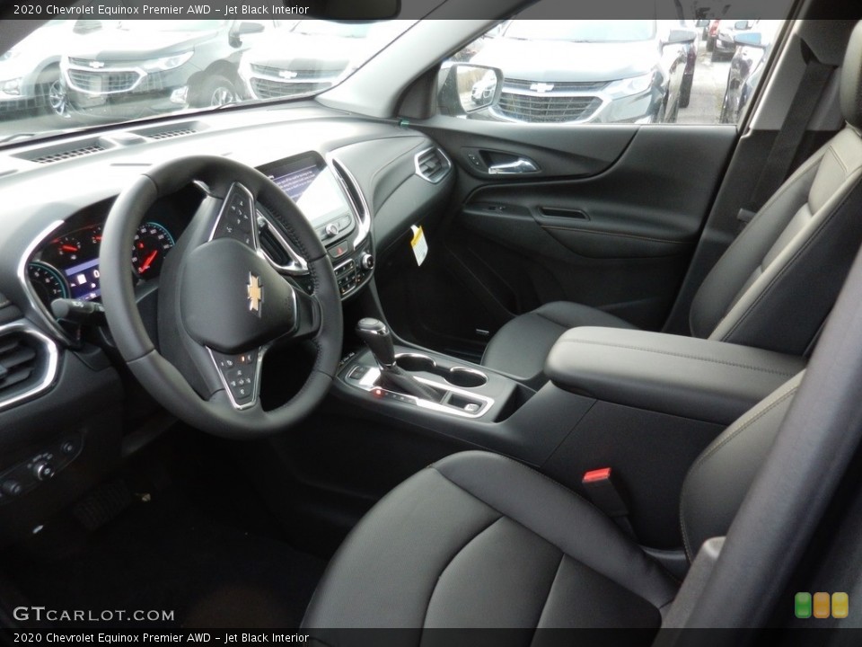 Jet Black Interior Front Seat for the 2020 Chevrolet Equinox Premier AWD #136745091