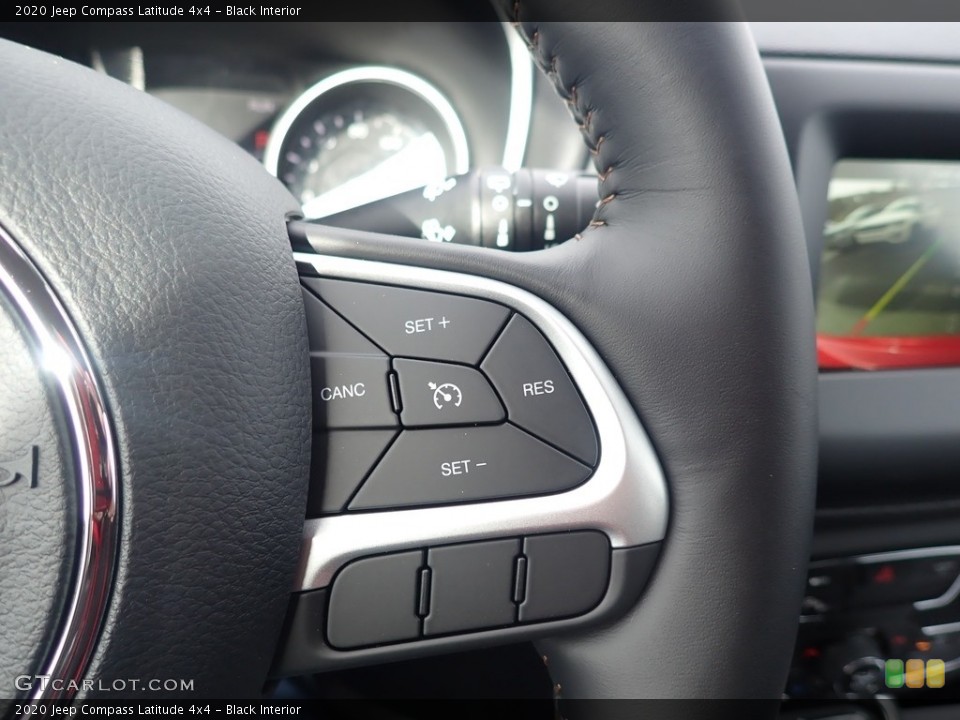 Black Interior Steering Wheel for the 2020 Jeep Compass Latitude 4x4 #136746078