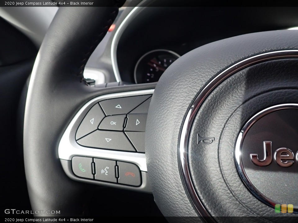 Black Interior Steering Wheel for the 2020 Jeep Compass Latitude 4x4 #136746105