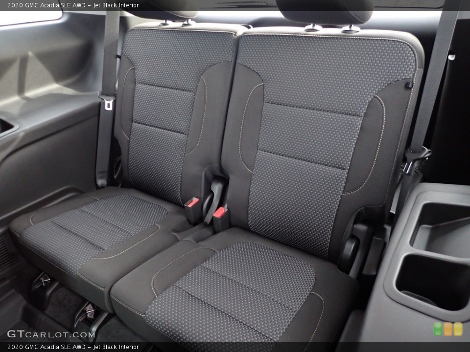 Jet Black Interior Rear Seat for the 2020 GMC Acadia SLE AWD #136747230