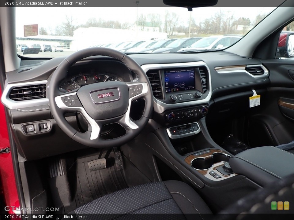 Jet Black Interior Photo for the 2020 GMC Acadia SLE AWD #136747257