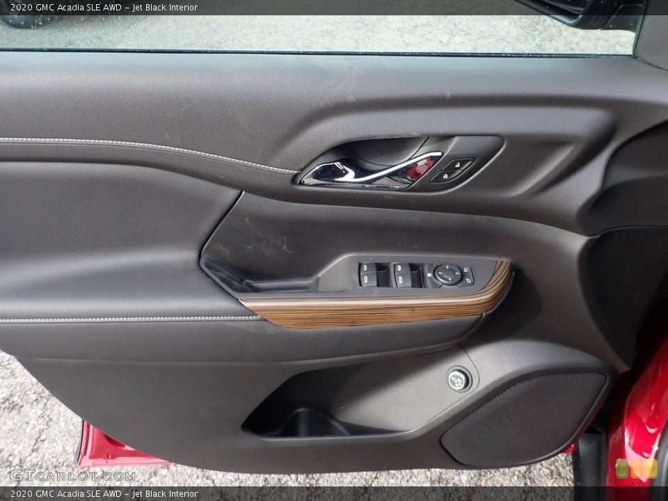 Jet Black Interior Door Panel for the 2020 GMC Acadia SLE AWD #136747284