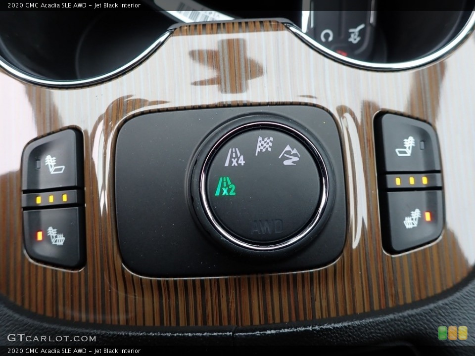 Jet Black Interior Controls for the 2020 GMC Acadia SLE AWD #136747343