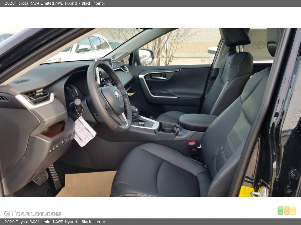 Black Interior Photo for the 2020 Toyota RAV4 Limited AWD Hybrid #136748151