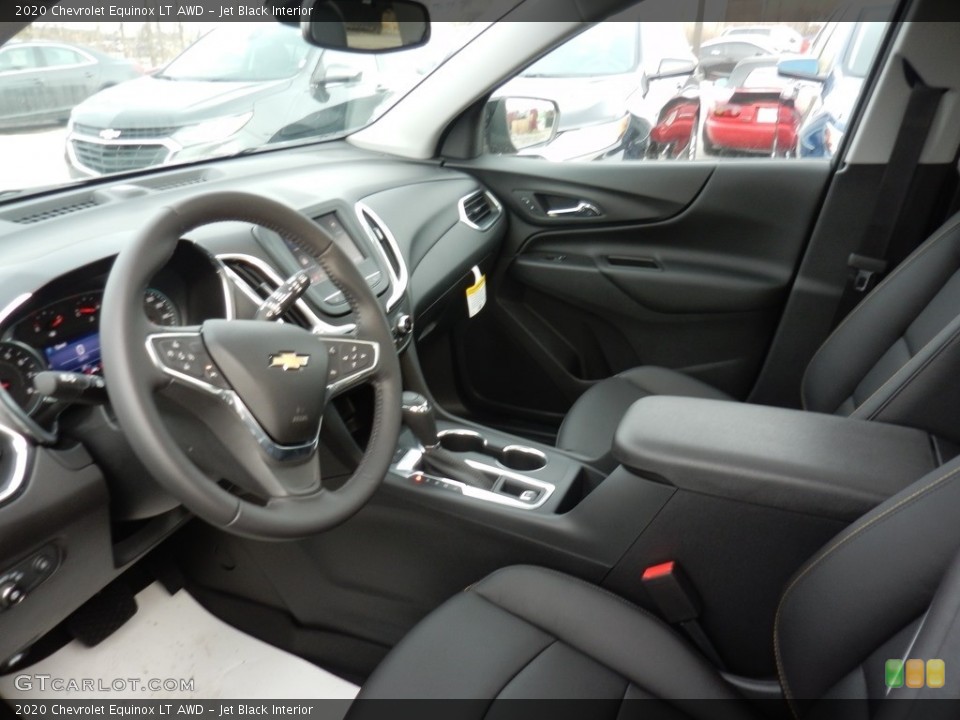 Jet Black Interior Front Seat for the 2020 Chevrolet Equinox LT AWD #136750347