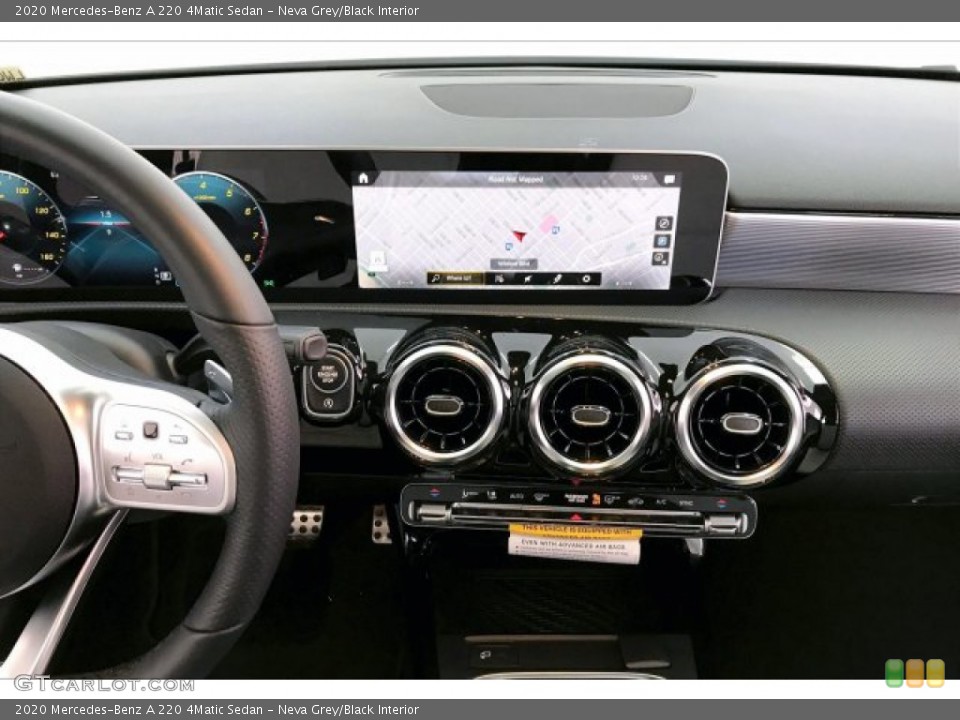 Neva Grey/Black Interior Controls for the 2020 Mercedes-Benz A 220 4Matic Sedan #136750836