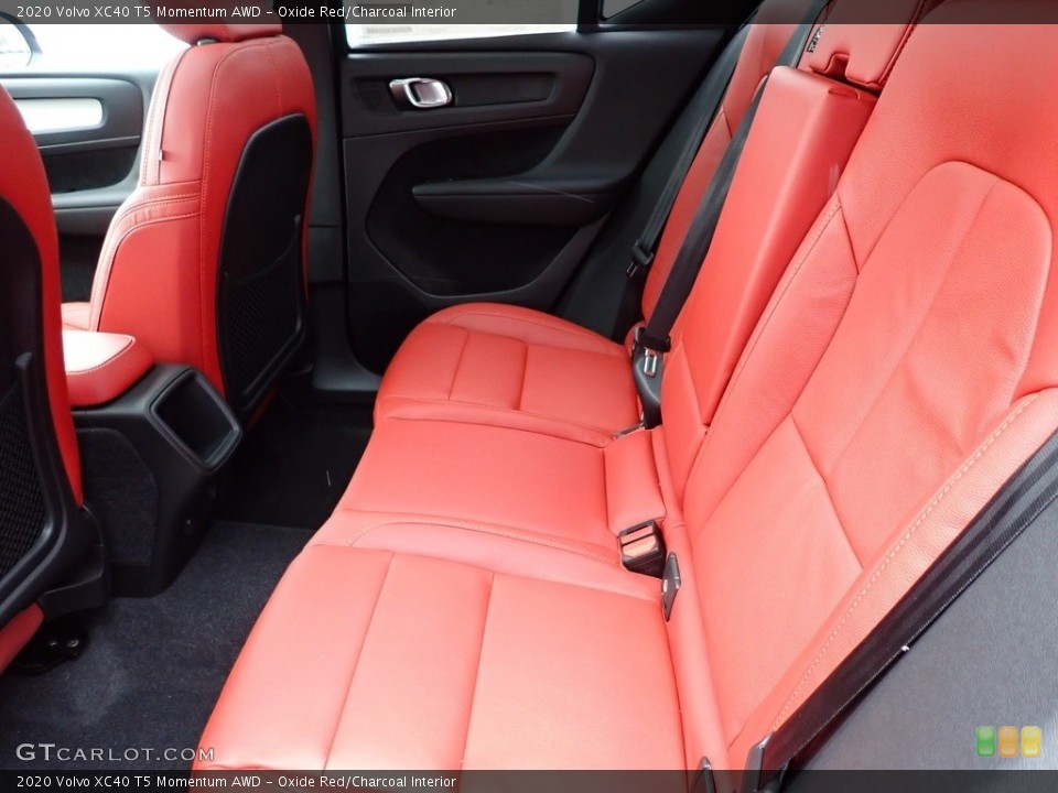 Oxide Red/Charcoal Interior Rear Seat for the 2020 Volvo XC40 T5 Momentum AWD #136751004