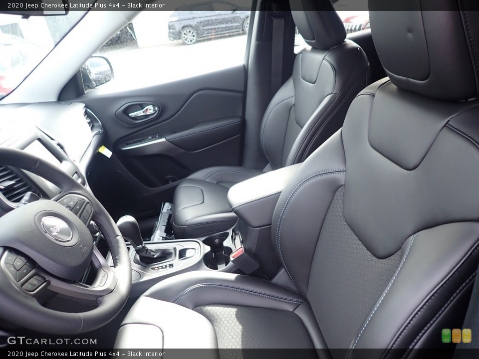 Black Interior Front Seat for the 2020 Jeep Cherokee Latitude Plus 4x4 #136751115