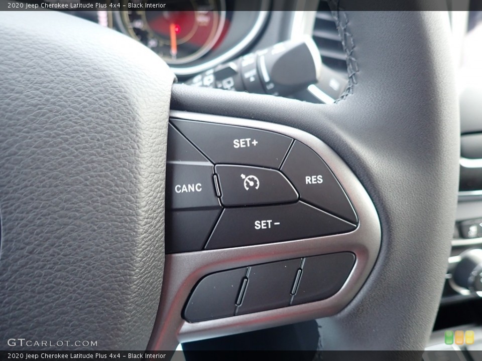 Black Interior Steering Wheel for the 2020 Jeep Cherokee Latitude Plus 4x4 #136751208