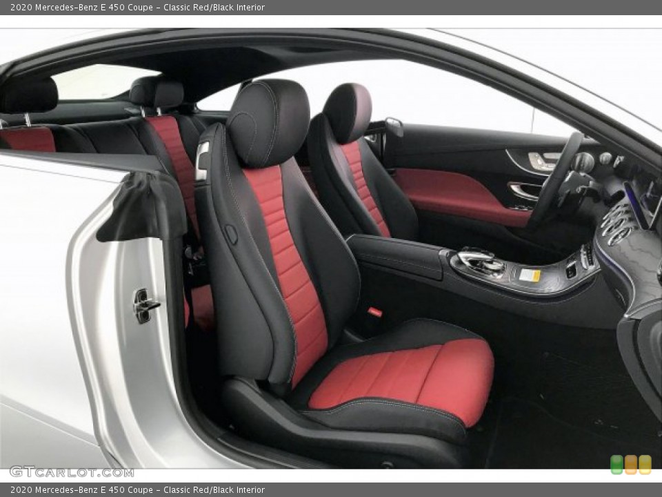 Classic Red/Black Interior Photo for the 2020 Mercedes-Benz E 450 Coupe #136752069