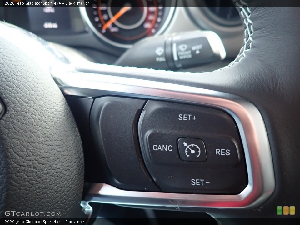 Black Interior Steering Wheel for the 2020 Jeep Gladiator Sport 4x4 #136753182
