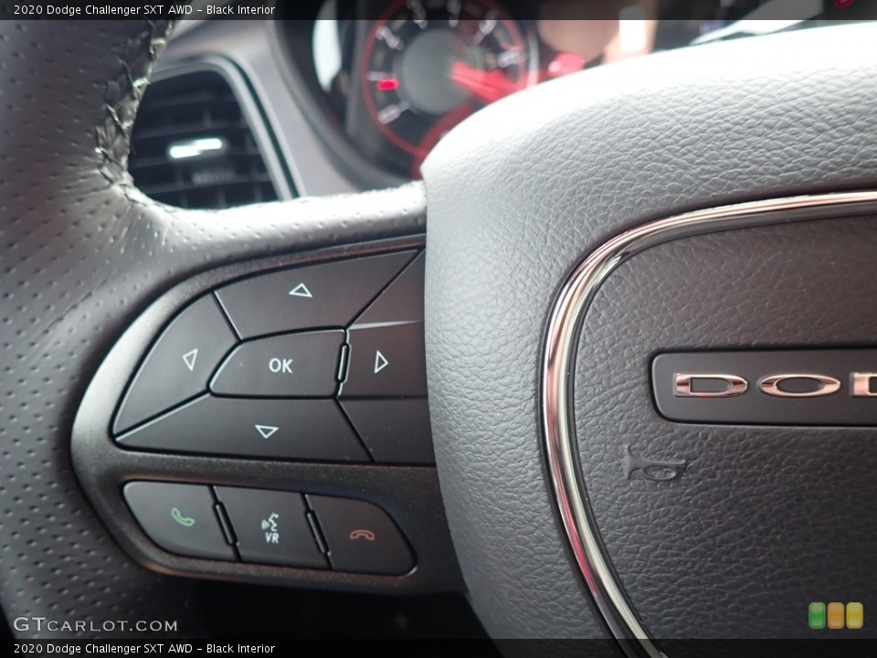 Black Interior Steering Wheel for the 2020 Dodge Challenger SXT AWD #136754103