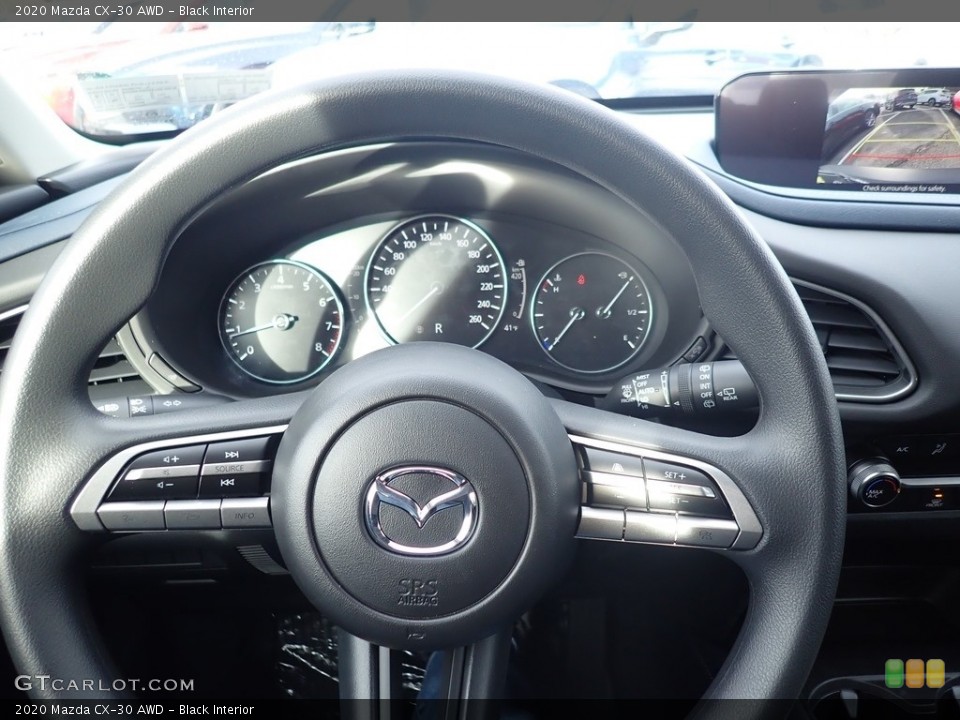 Black Interior Steering Wheel for the 2020 Mazda CX-30 AWD #136759077
