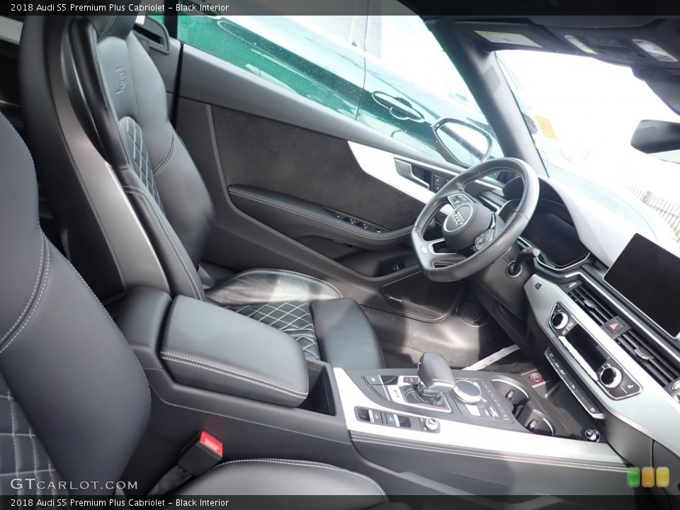 Black Interior Front Seat for the 2018 Audi S5 Premium Plus Cabriolet #136760064
