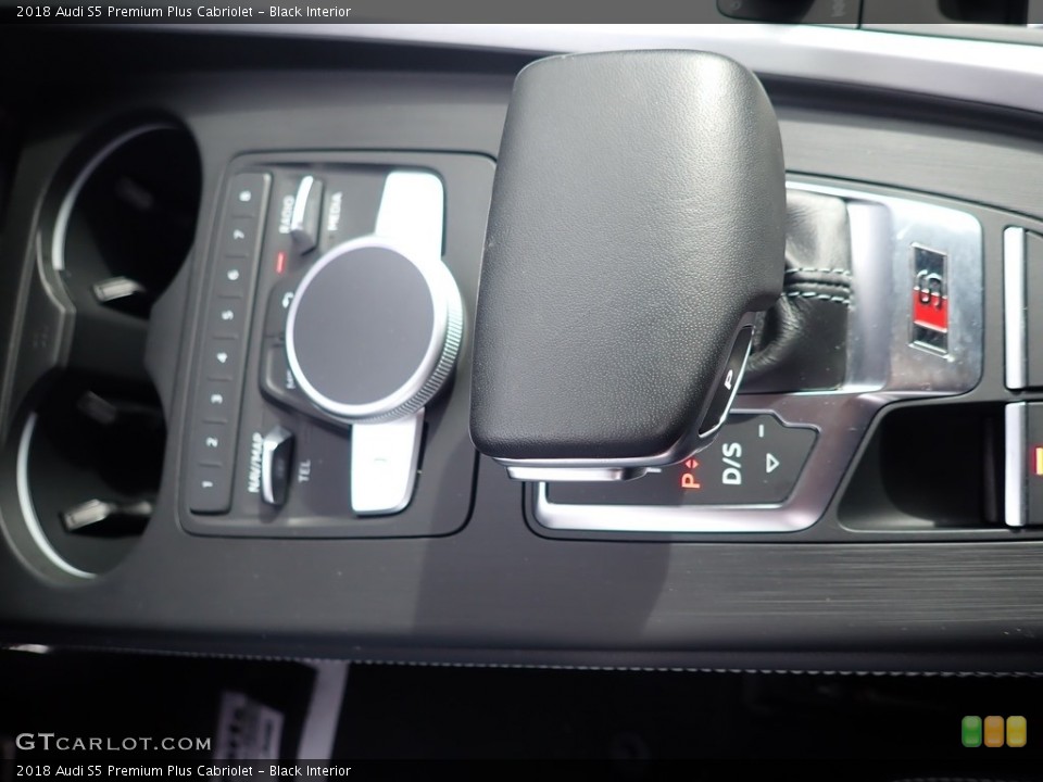 Black Interior Transmission for the 2018 Audi S5 Premium Plus Cabriolet #136760211