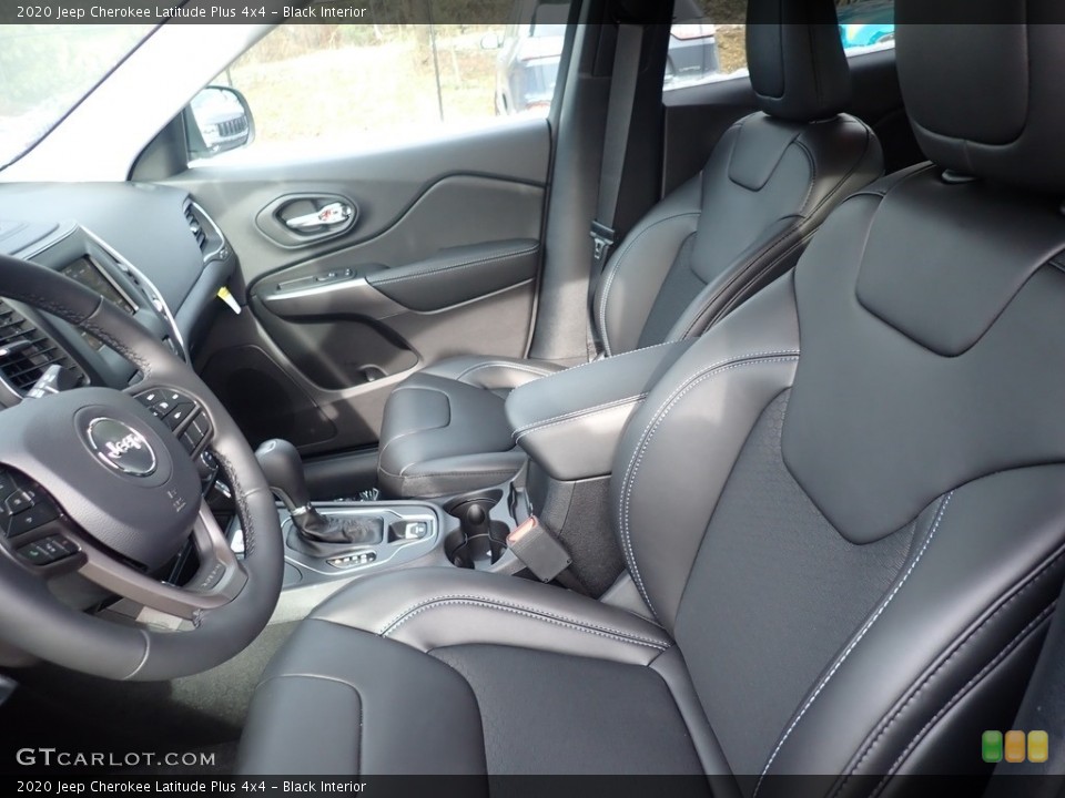 Black Interior Front Seat for the 2020 Jeep Cherokee Latitude Plus 4x4 #136761915