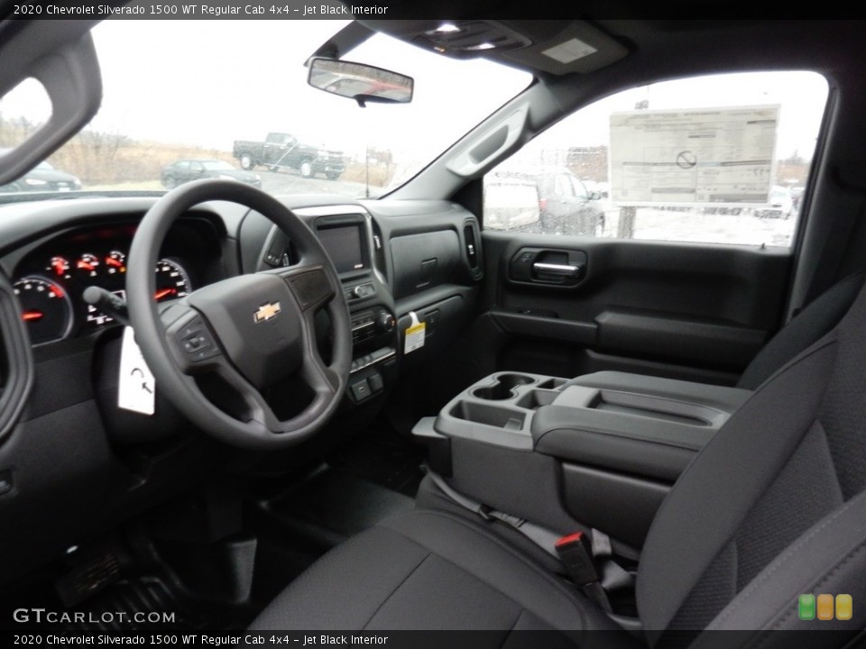 Jet Black Interior Photo for the 2020 Chevrolet Silverado 1500 WT Regular Cab 4x4 #136764691