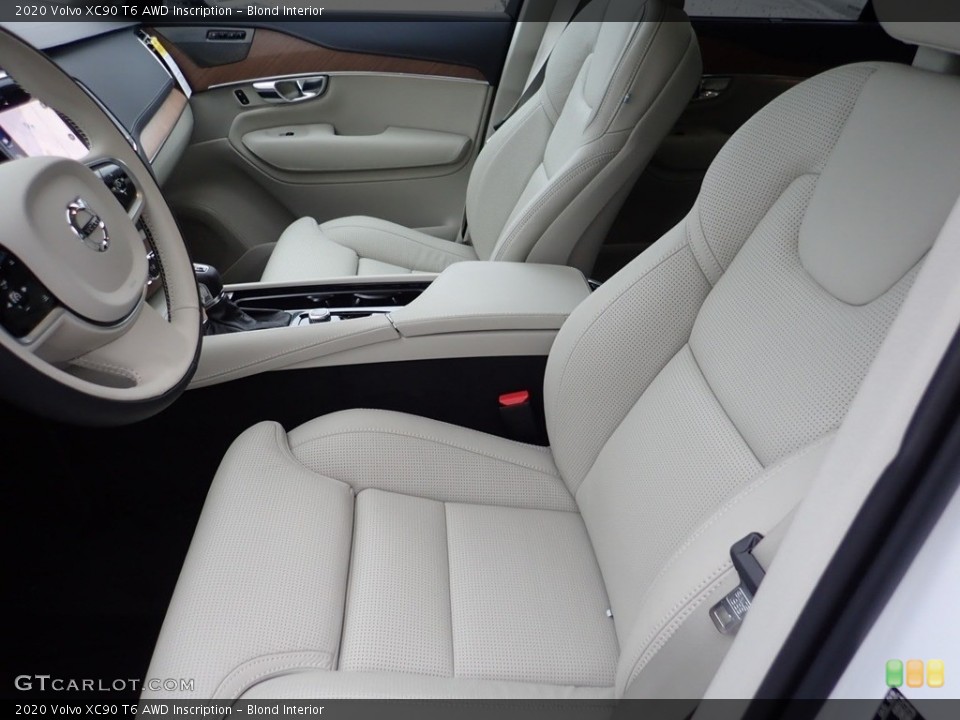 Blond Interior Front Seat for the 2020 Volvo XC90 T6 AWD Inscription #136765729