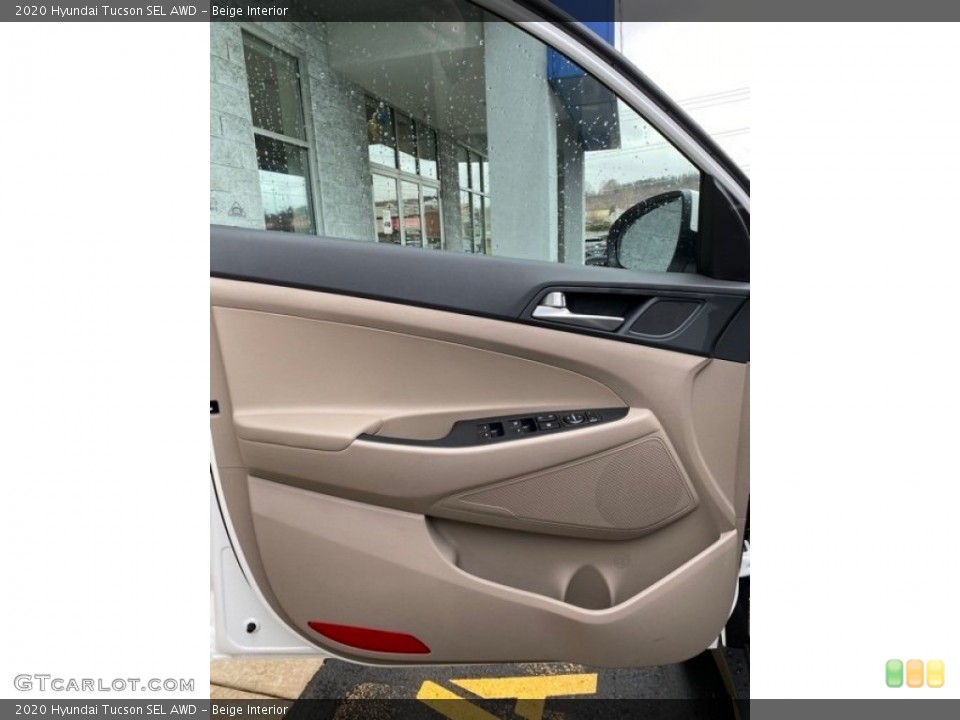 Beige Interior Door Panel for the 2020 Hyundai Tucson SEL AWD #136767289