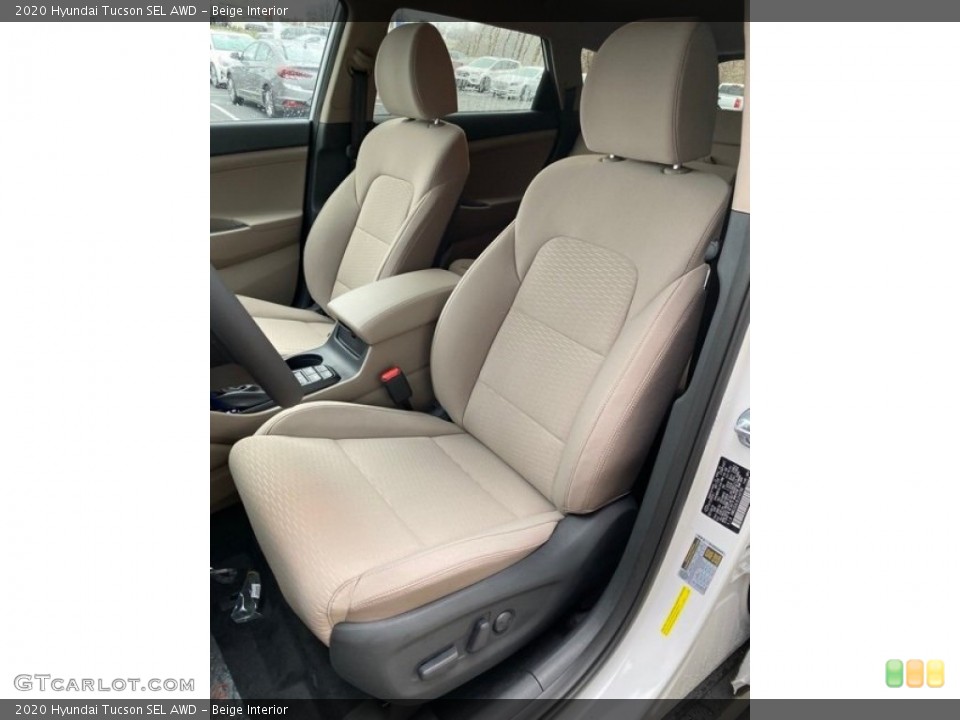 Beige Interior Front Seat for the 2020 Hyundai Tucson SEL AWD #136767364