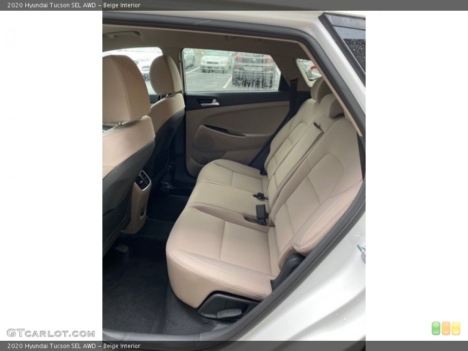Beige Interior Rear Seat for the 2020 Hyundai Tucson SEL AWD #136767460