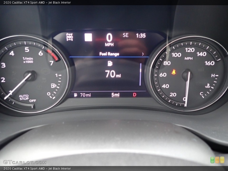 Jet Black Interior Gauges for the 2020 Cadillac XT4 Sport AWD #136767925