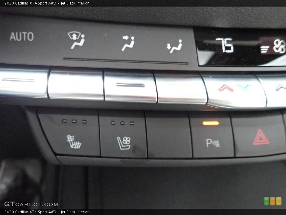 Jet Black Interior Controls for the 2020 Cadillac XT4 Sport AWD #136767946