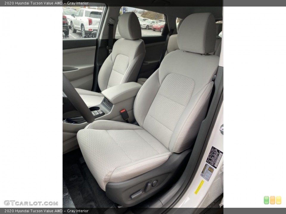 Gray Interior Front Seat for the 2020 Hyundai Tucson Value AWD #136768180