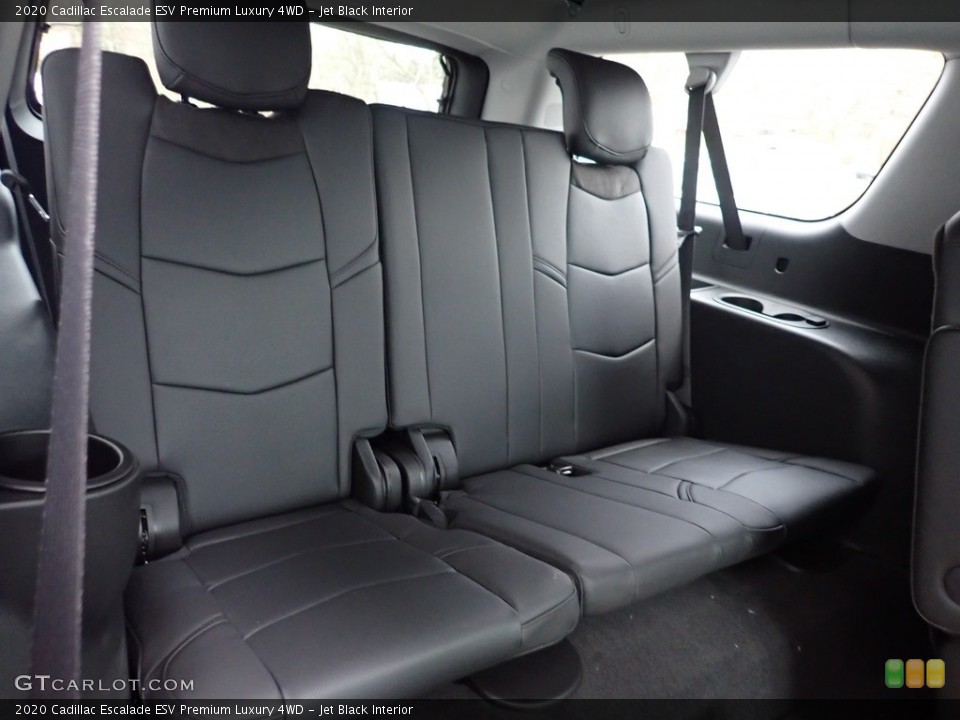 Jet Black Interior Rear Seat for the 2020 Cadillac Escalade ESV Premium Luxury 4WD #136768630