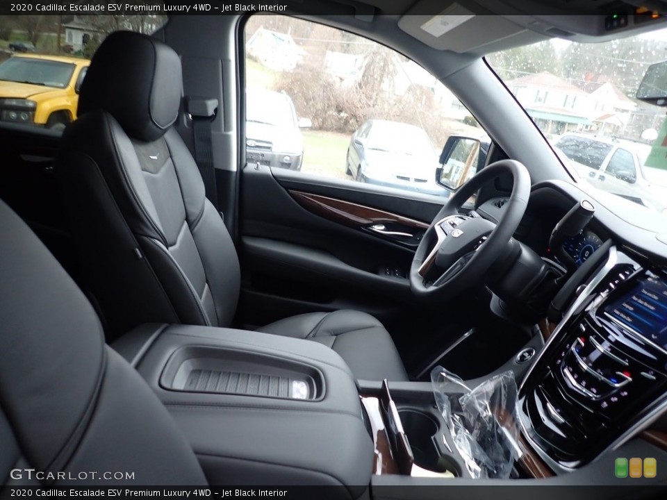 Jet Black Interior Front Seat for the 2020 Cadillac Escalade ESV Premium Luxury 4WD #136768654