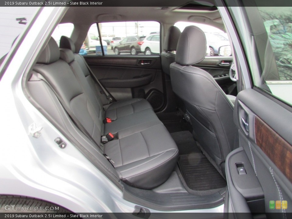 Slate Black Interior Rear Seat for the 2019 Subaru Outback 2.5i Limited #136772128