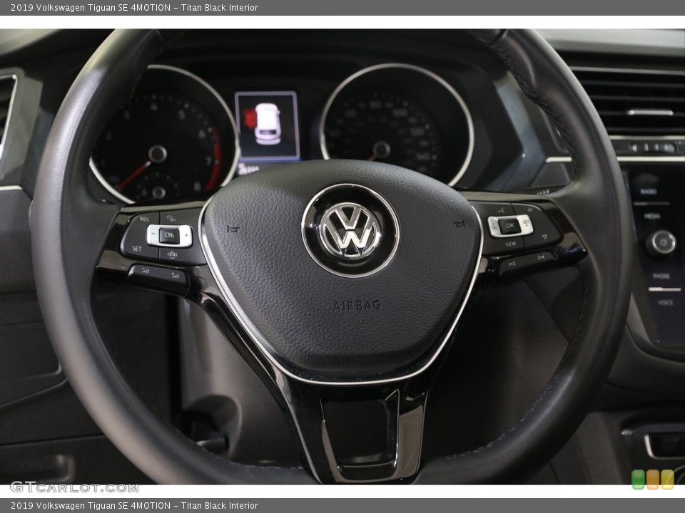 Titan Black Interior Steering Wheel for the 2019 Volkswagen Tiguan SE 4MOTION #136773709