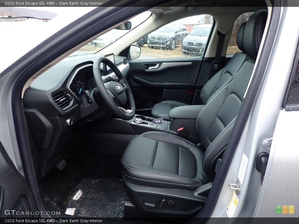 Dark Earth Gray Interior Front Seat for the 2020 Ford Escape SEL 4WD #136781089