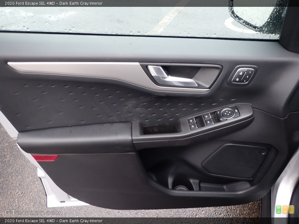 Dark Earth Gray Interior Door Panel for the 2020 Ford Escape SEL 4WD #136781125