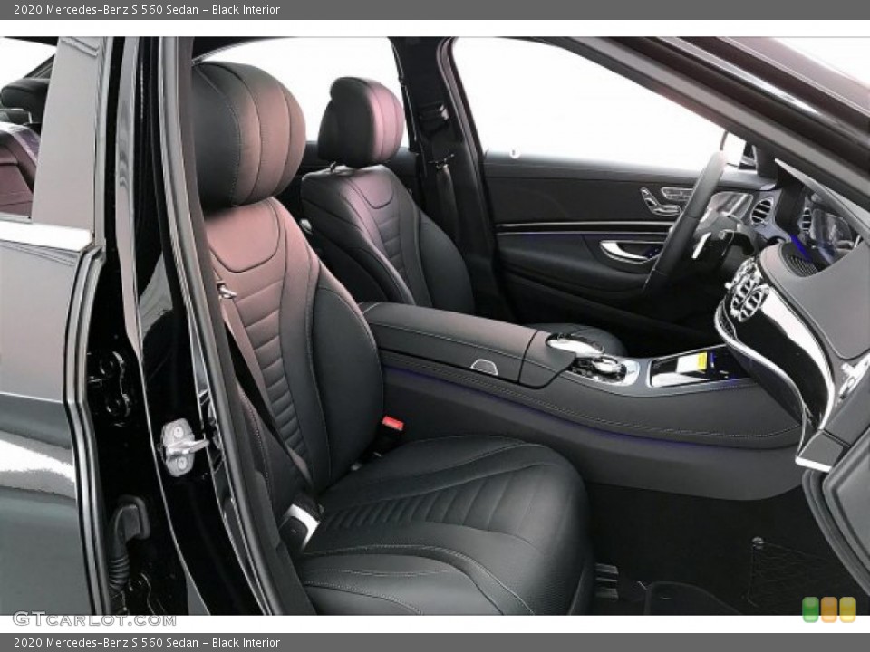Black Interior Front Seat for the 2020 Mercedes-Benz S 560 Sedan #136785706