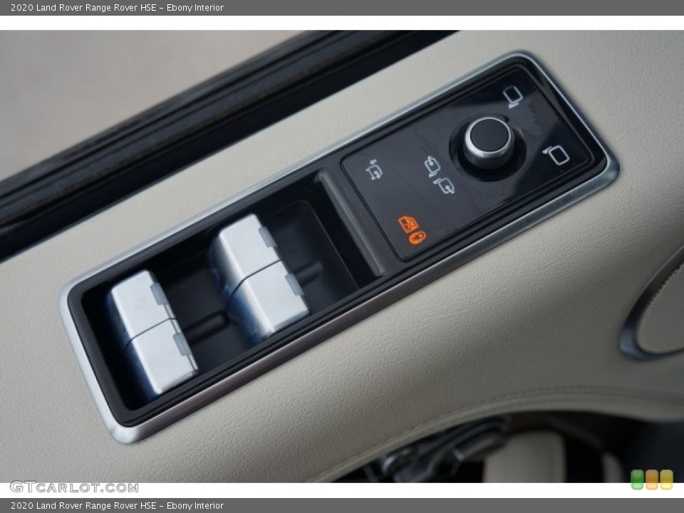 Ebony Interior Controls for the 2020 Land Rover Range Rover HSE #136787407