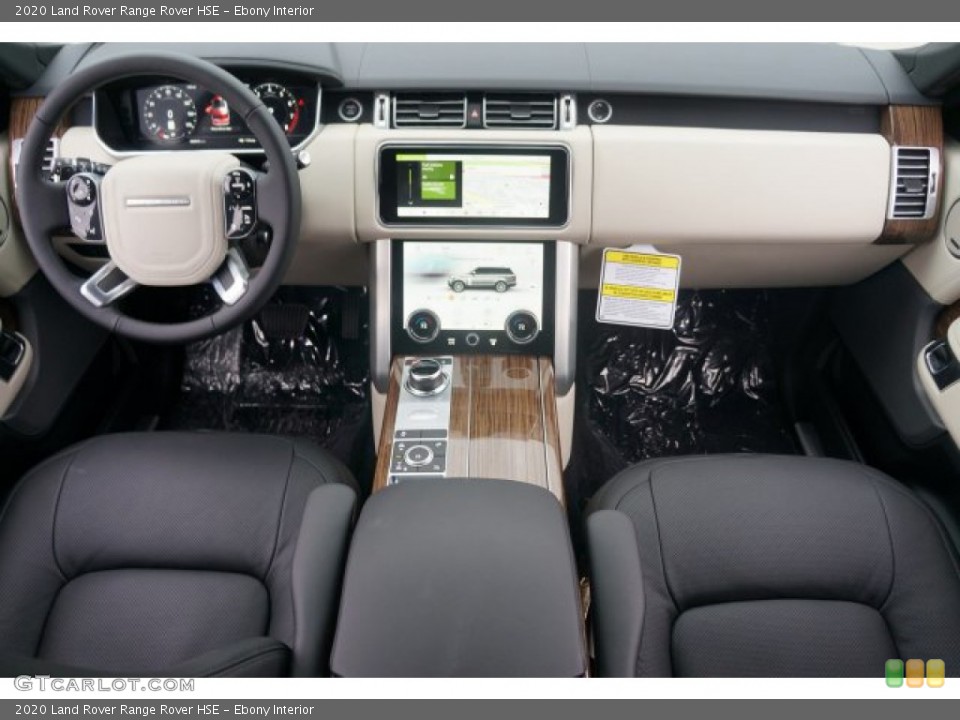 Ebony Interior Dashboard for the 2020 Land Rover Range Rover HSE #136787494