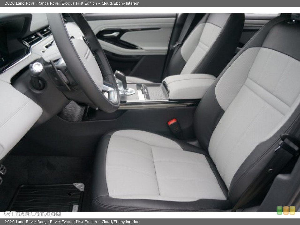 Cloud/Ebony Interior Front Seat for the 2020 Land Rover Range Rover Evoque First Edition #136788928