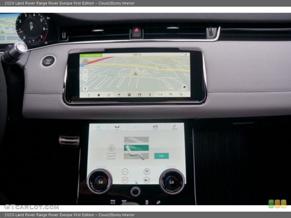 Cloud/Ebony Interior Navigation for the 2020 Land Rover Range Rover Evoque First Edition #136788964