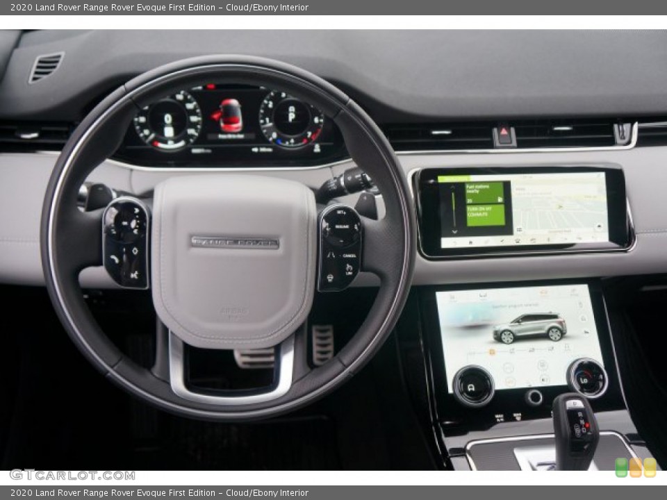 Cloud/Ebony Interior Dashboard for the 2020 Land Rover Range Rover Evoque First Edition #136789078