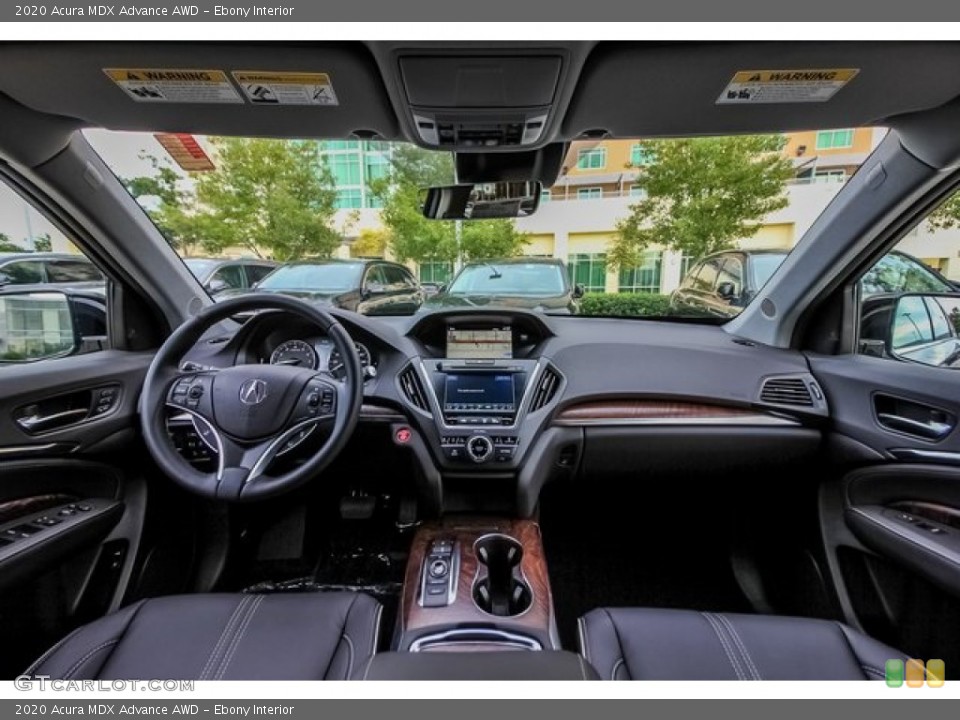 Ebony Interior Photo for the 2020 Acura MDX Advance AWD #136794596