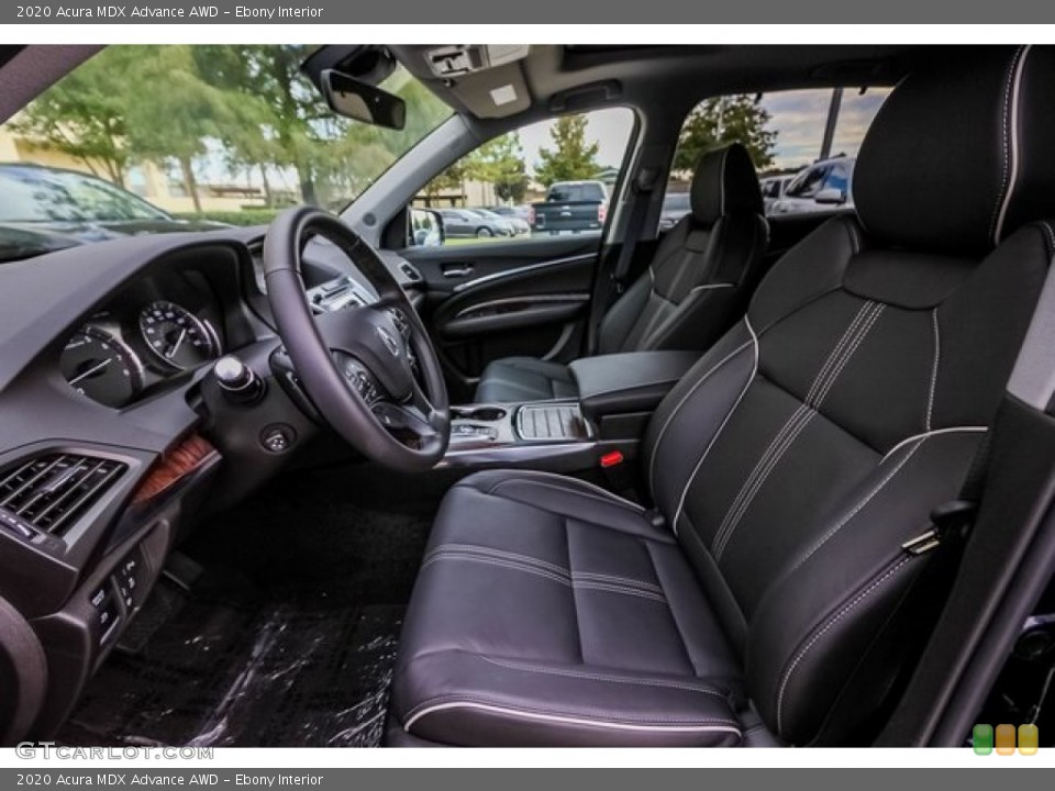 Ebony Interior Front Seat for the 2020 Acura MDX Advance AWD #136794755