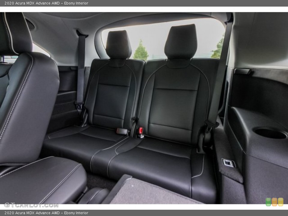 Ebony Interior Rear Seat for the 2020 Acura MDX Advance AWD #136794824