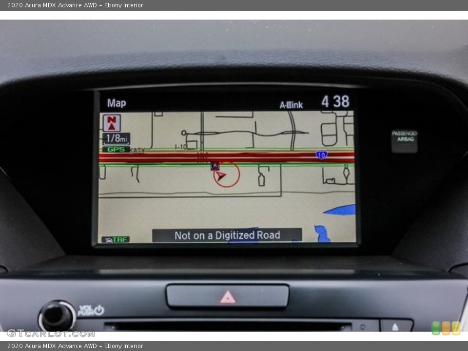 Ebony Interior Navigation for the 2020 Acura MDX Advance AWD #136795046