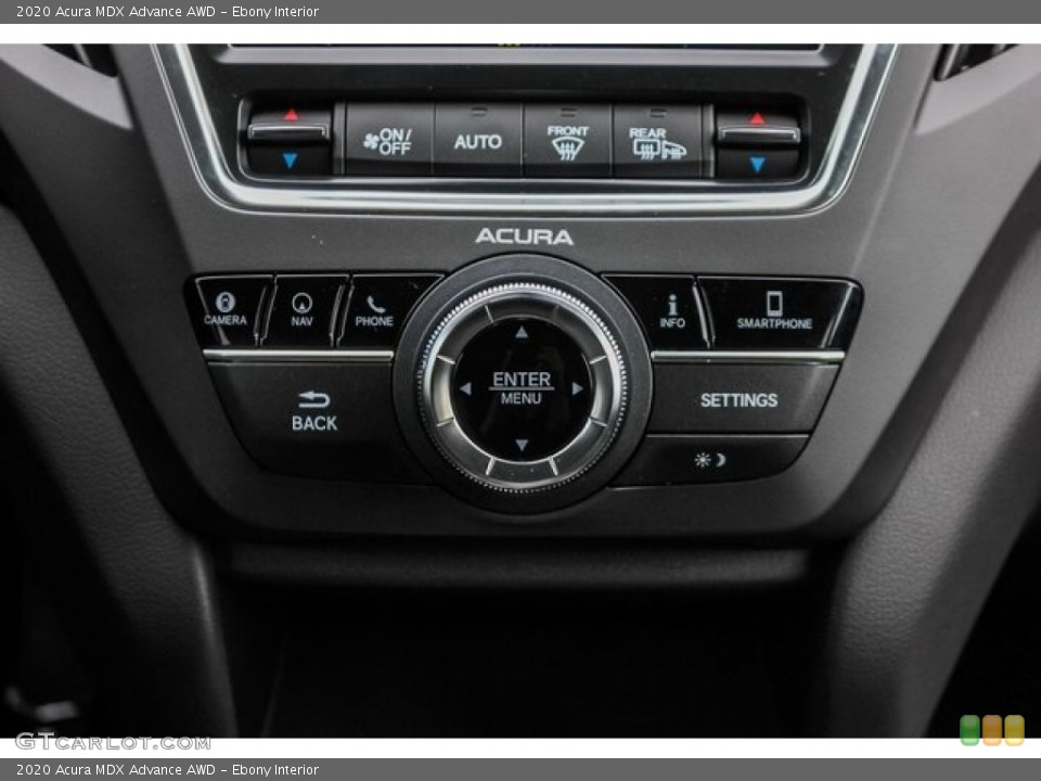 Ebony Interior Controls for the 2020 Acura MDX Advance AWD #136795097