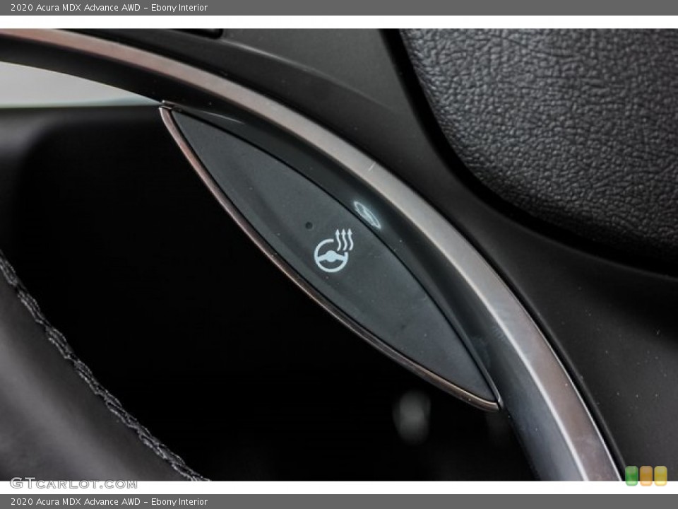 Ebony Interior Steering Wheel for the 2020 Acura MDX Advance AWD #136795223
