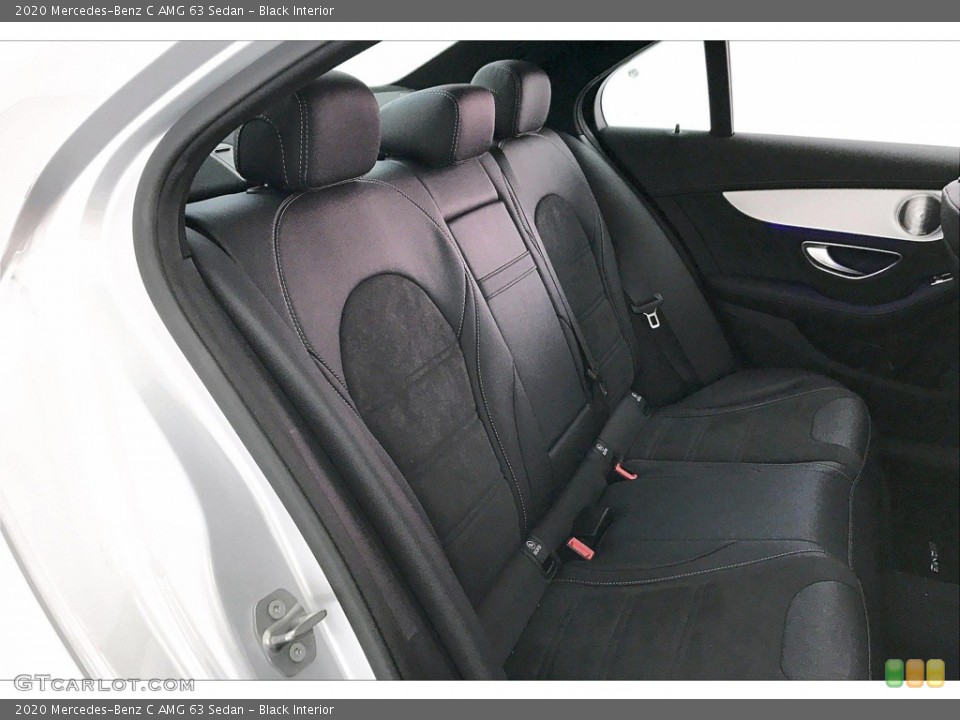 Black Interior Rear Seat for the 2020 Mercedes-Benz C AMG 63 Sedan #136796696