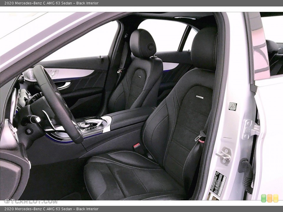 Black Interior Front Seat for the 2020 Mercedes-Benz C AMG 63 Sedan #136796726